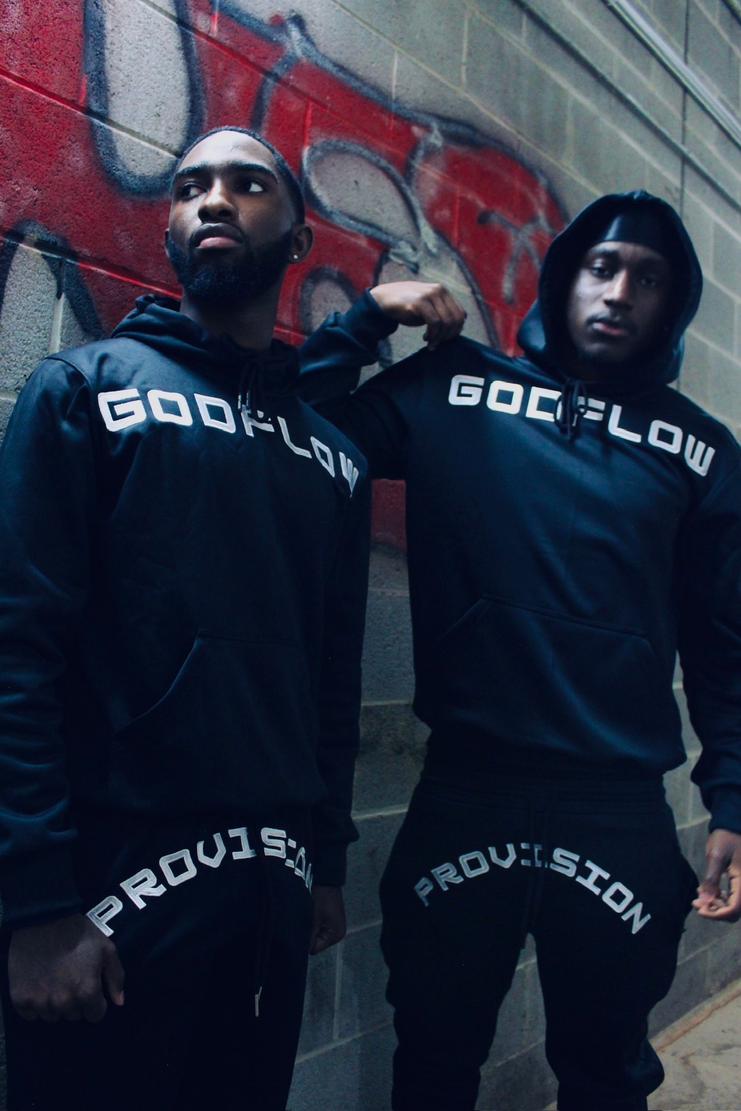GODFLOW Provision Hoodie | Black