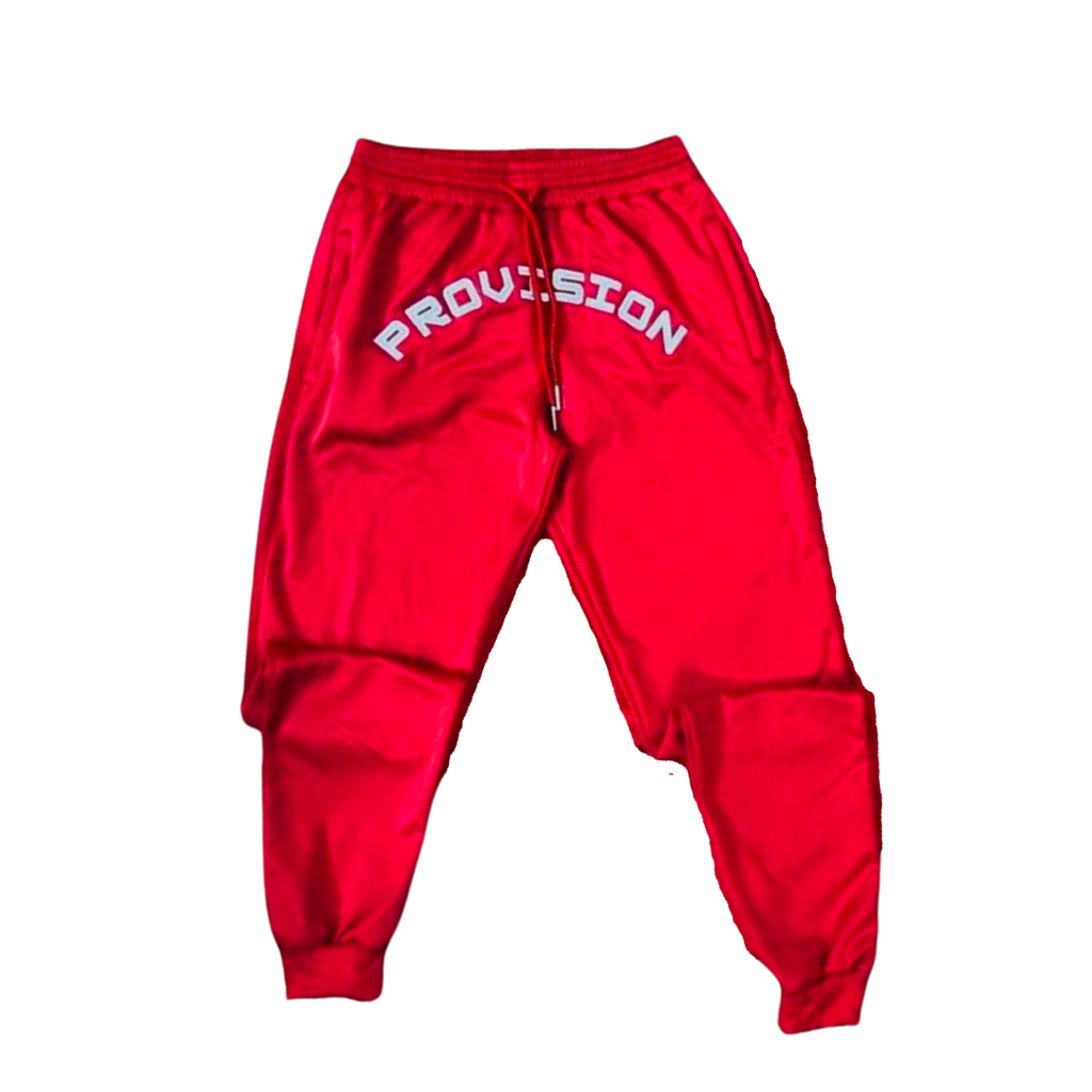 GODFLOW Provision Fitted Joggers | Red