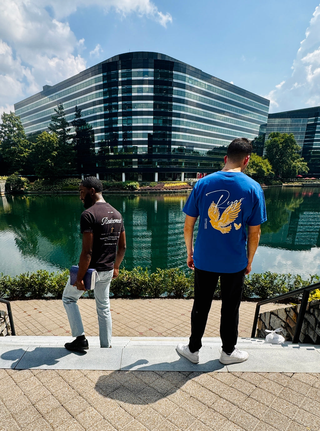 BLACK REDEEMED DOVE TEE