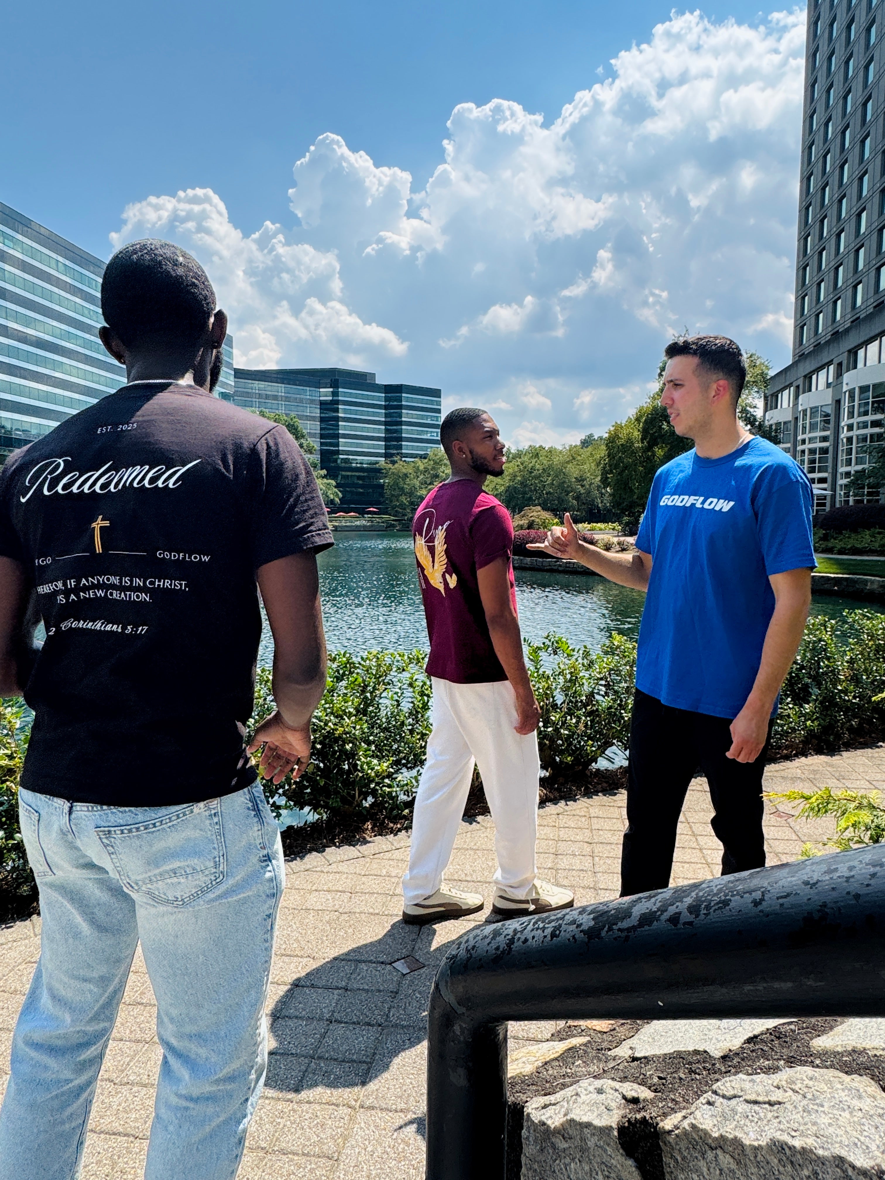 BLACK REDEEMED DOVE TEE