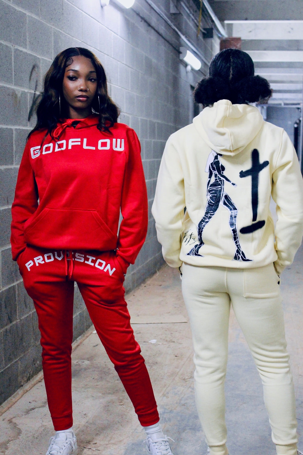 GODFLOW Provision Fitted Joggers | Red