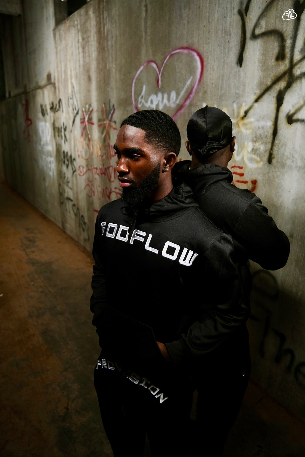 GODFLOW Provision Hoodie | Black