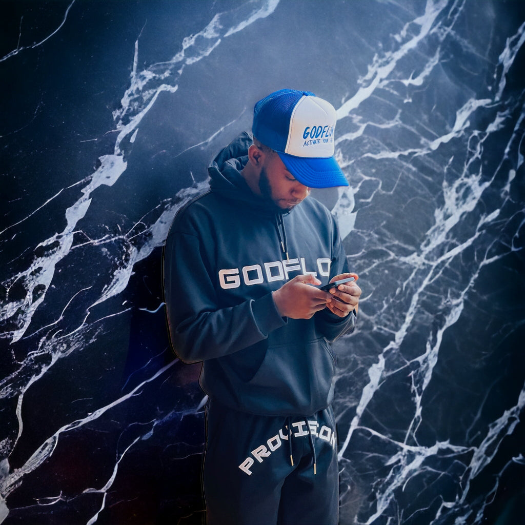 GODFLOW Provision Fitted Joggers | Black