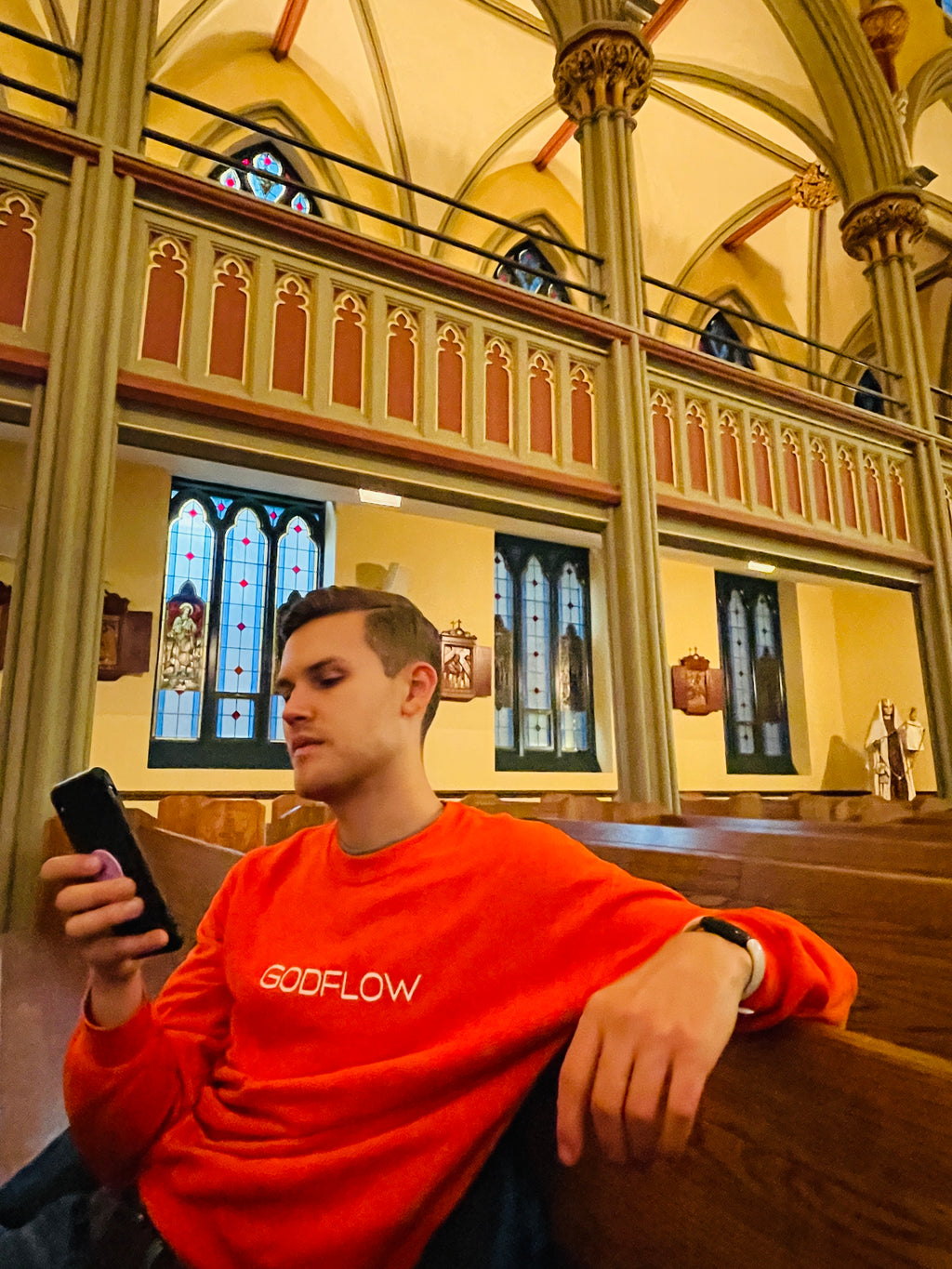 GODFLOW Orange Soda Crewneck